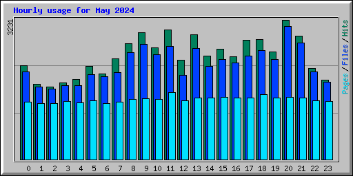 Hourly usage for May 2024